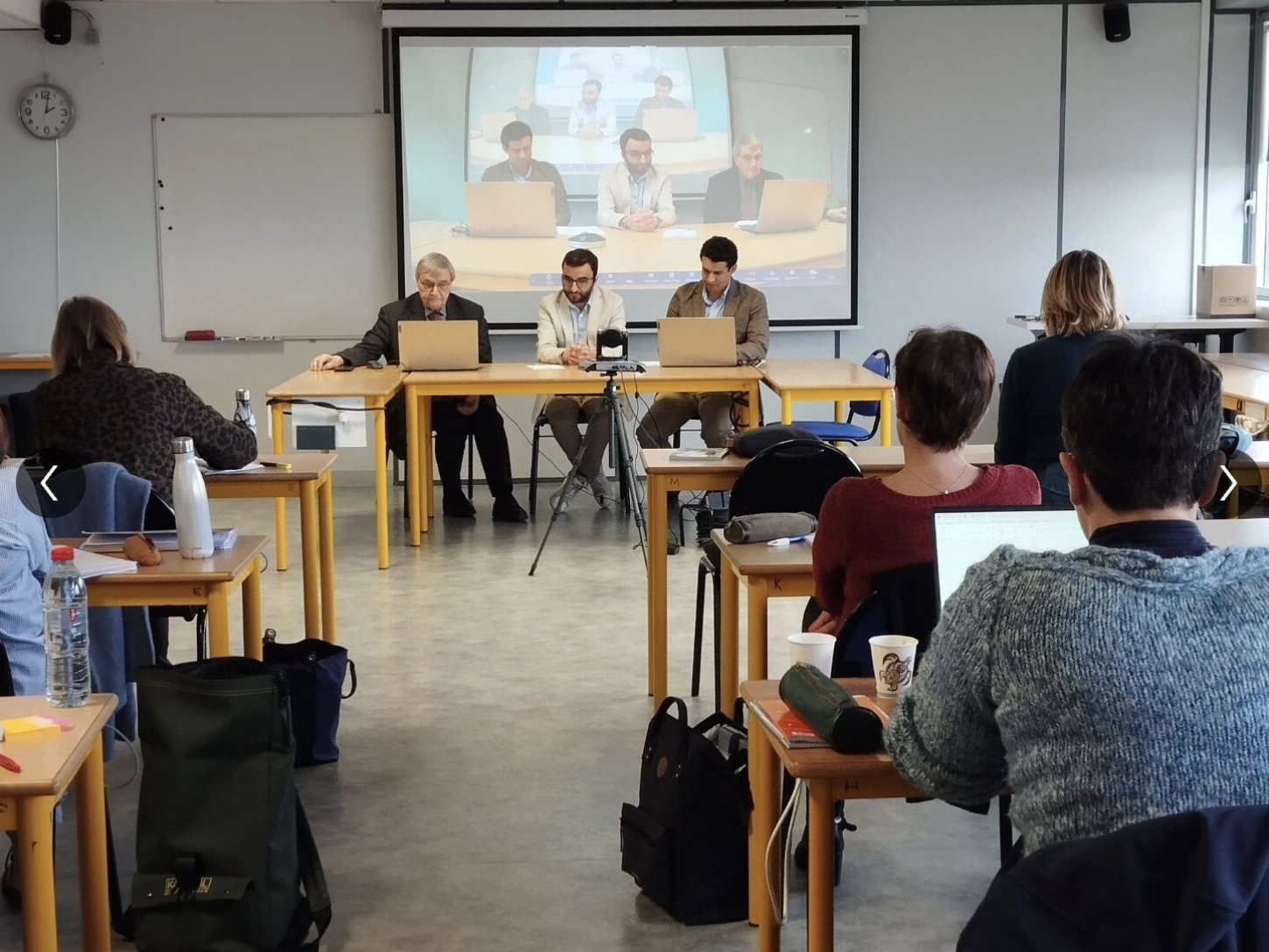 Participants and speakers gathered for the first Marcel Marchand Day dedicated to artificial intelligence