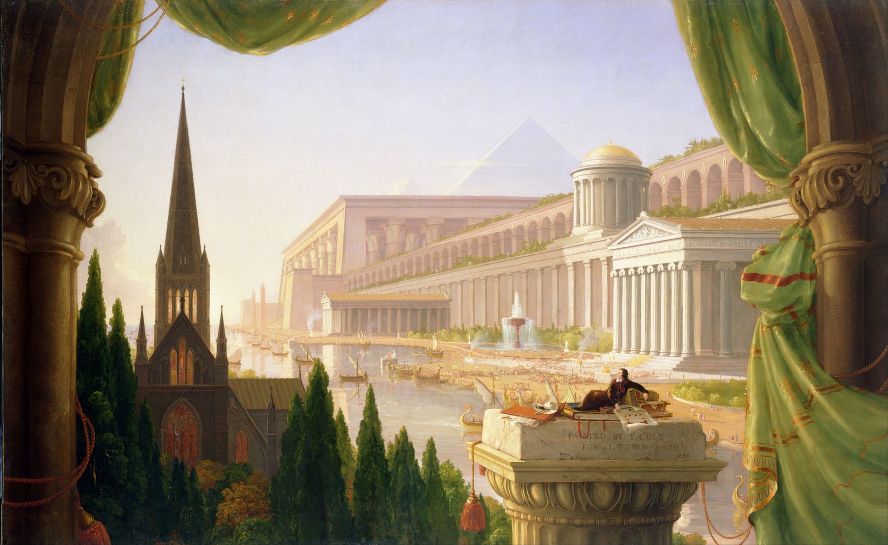 Thomas Cole, The Architect’s Dream, 1840