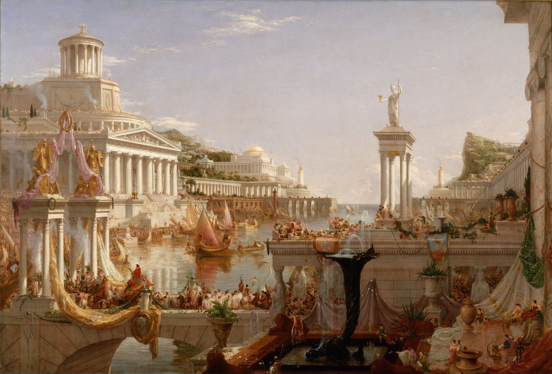 Thomas Cole, L'Apogée de l'Empire, 1836