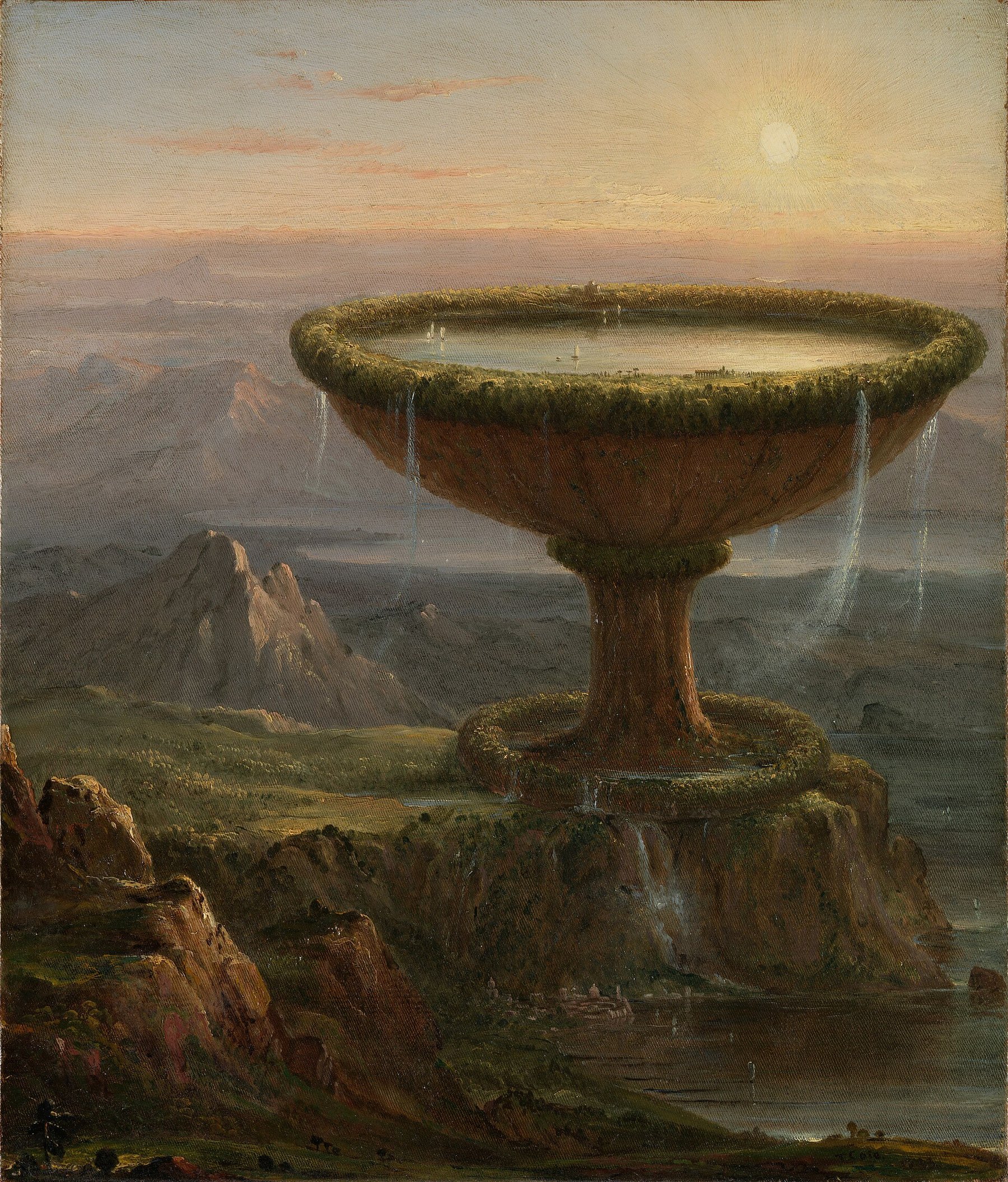 Thomas Cole, The Titan’s Goblet, 1833
